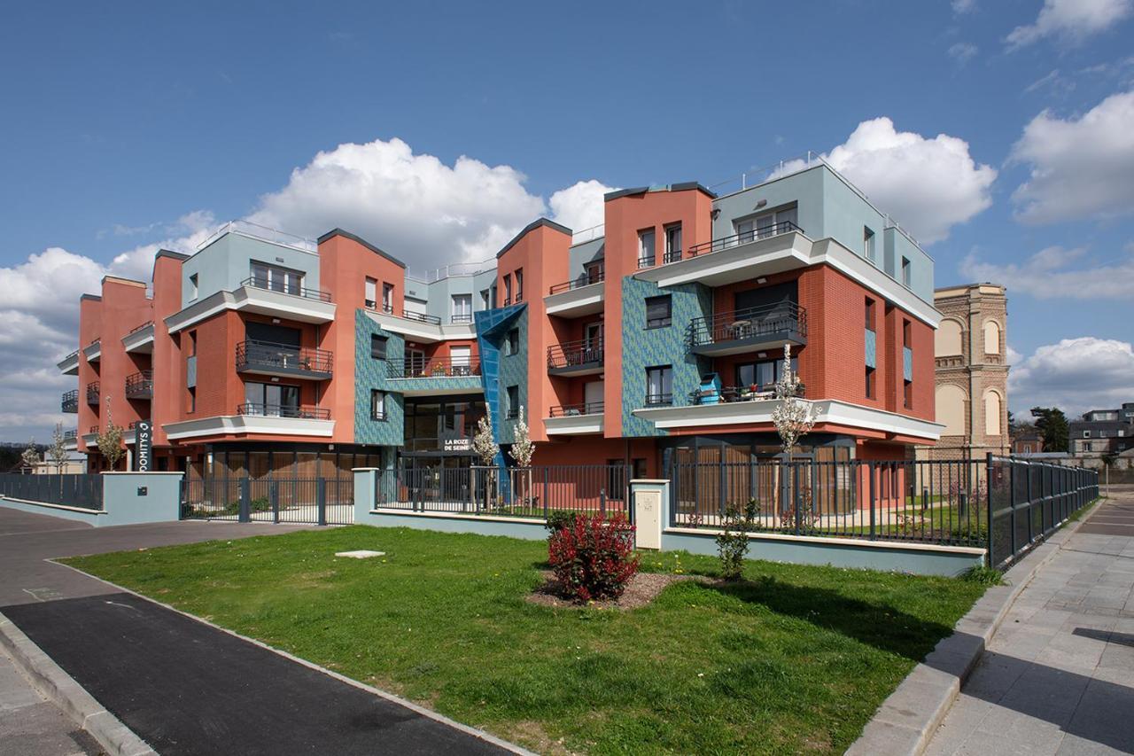 Domitys La Roze De Seine Aparthotel Saint-Aubin-lès-Elbeuf Exteriör bild